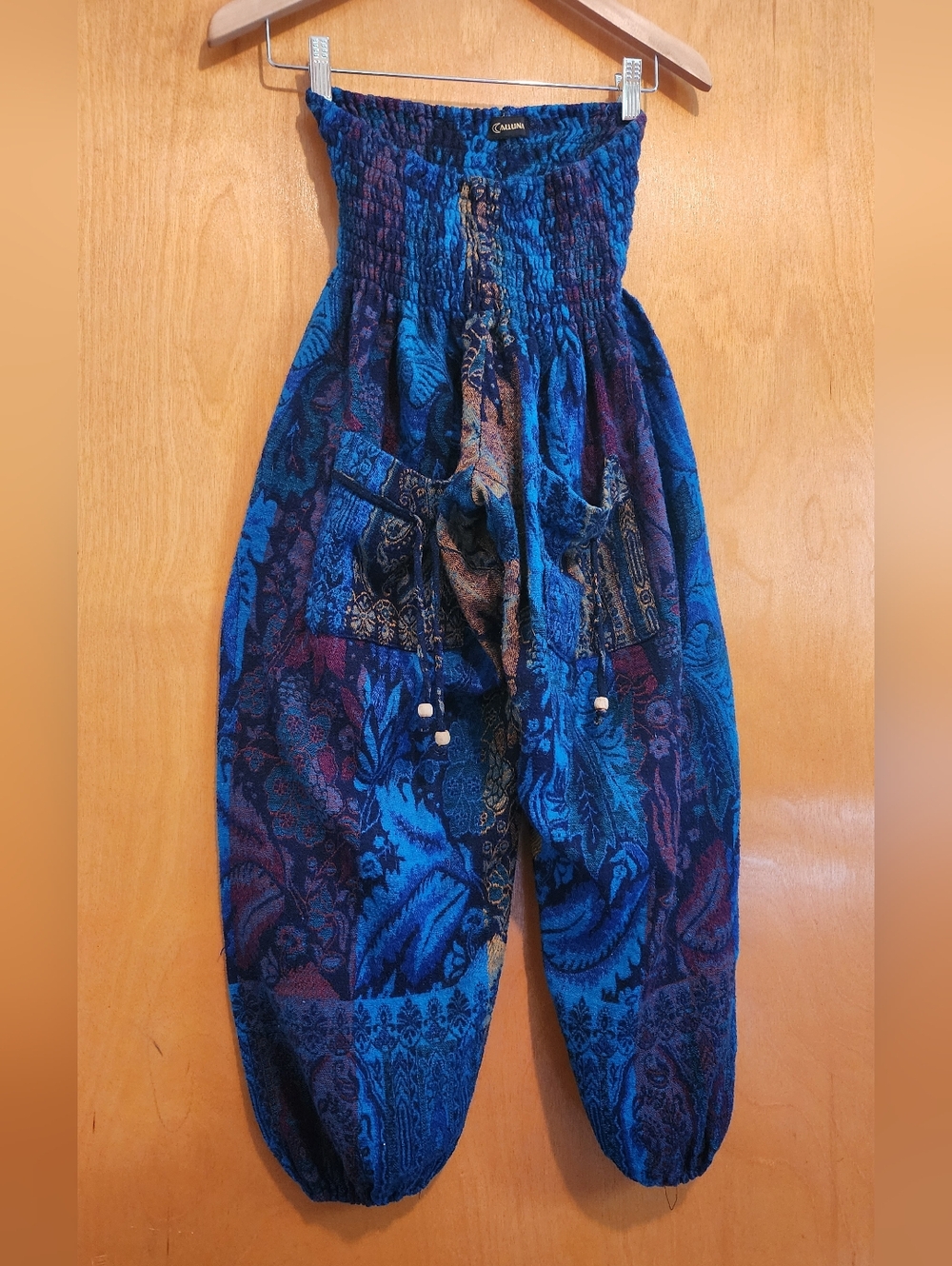 Calluna Bright Blues and Purples Harem Pants